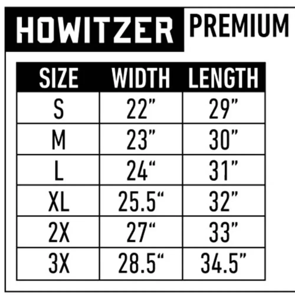 Howitzer Freedom Men's Quilted Shirt Jacket in Charcoal Sz M